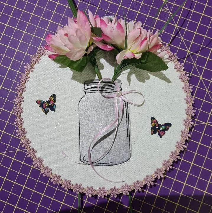Stickdatei - Vase / Vorratsglas / Einmachglas in 7 Größen - Sewando