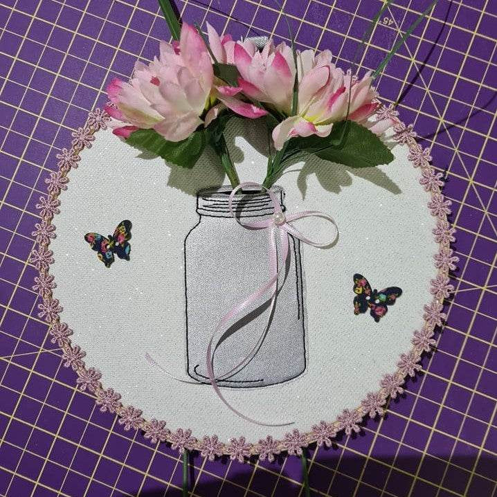 Stickdatei - Vase / Vorratsglas / Einmachglas in 7 Größen - Sewando