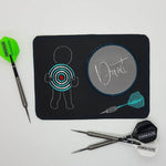 Stickdatei - Dart (Untersetzer, Mugrug, Anhänger, Schild etc.) - Sewando