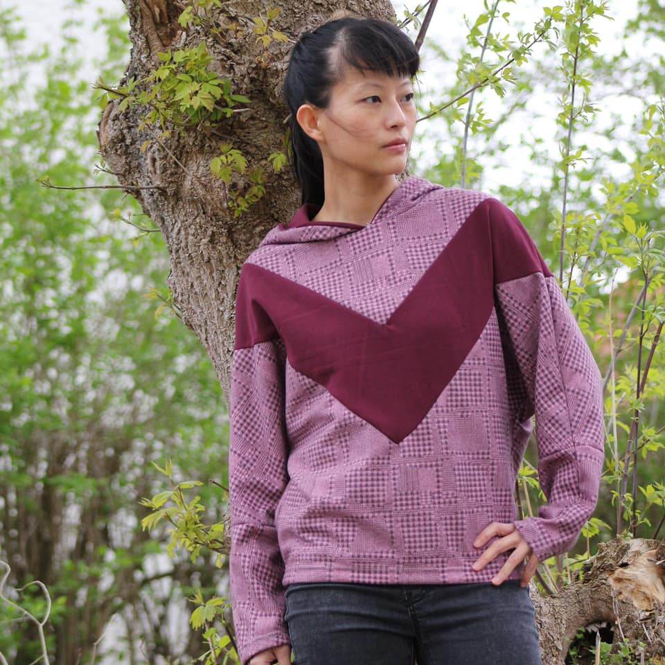 Schnittmuster Frühlingserwachen Damen Fledermausshirt Größe 32-54 - Sewando