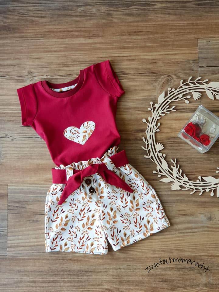 Schnittmuster Emmas Sommershorts Größe 50/56 – 134/140 : - Sewando