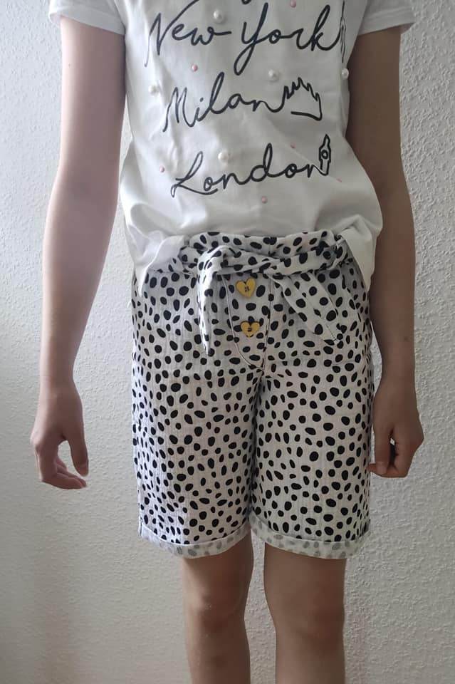 Schnittmuster Emmas Sommershorts Größe 50/56 – 134/140 : - Sewando