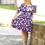 Schnittmuster und Ebook Kleid Amy Rose, Gr. 32-50 - Sewando