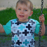 Basic-Shirt Michel plus Kragen/Kapuzen Add on 74-164 - Sewando