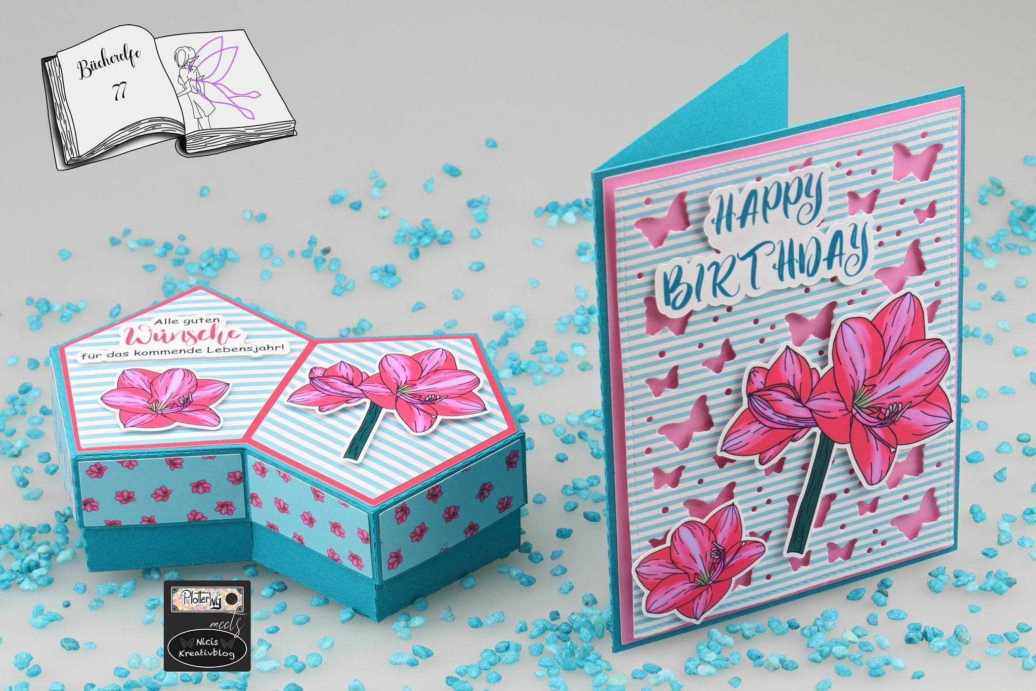 Digiset Amaryllis Plotten, Sublimation, Drucken - Sewando