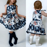 Schnittmuster Kleid Alilly Gr. 80 bis 152 - Sewando