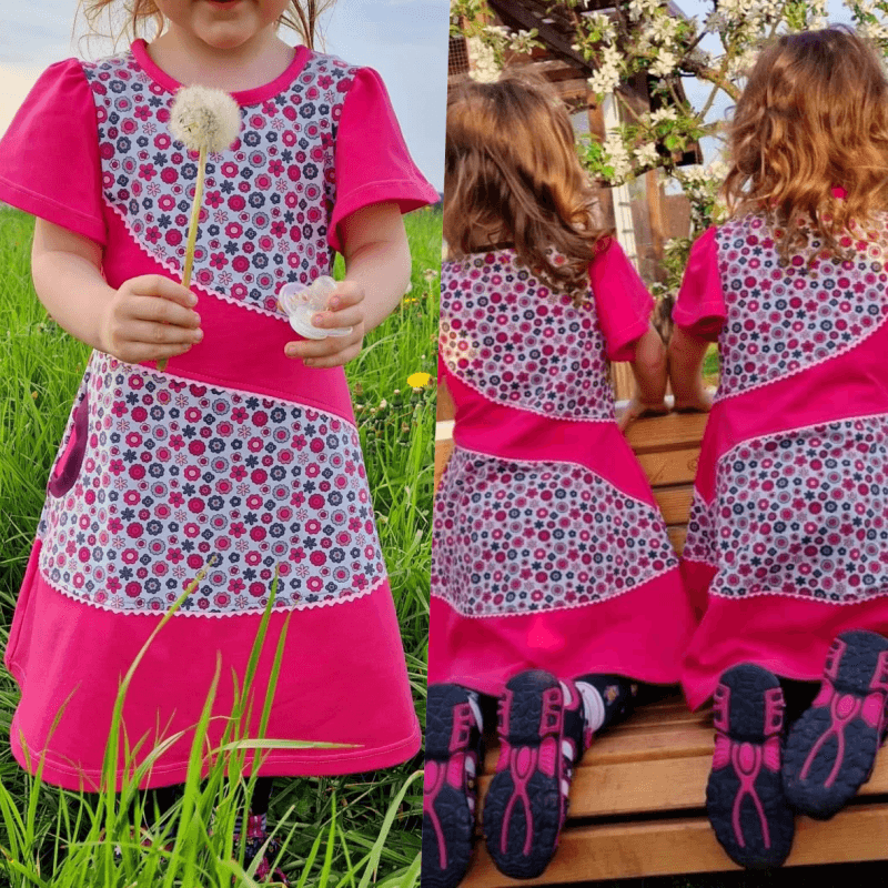 Schnittmuster Kleid Angel Gr. 80 bis 152 - Sewando