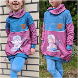 Schnittmuster Hoodie Bubble Gr. 80 bis 152 - Sewando