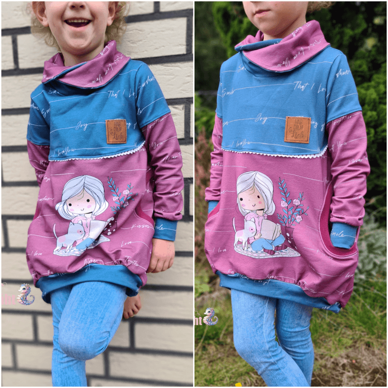 Schnittmuster Hoodie Bubble Gr. 80 bis 152 - Sewando
