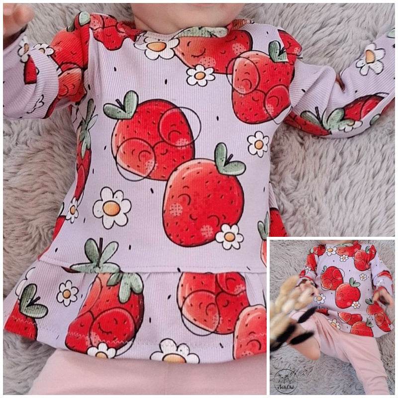 Schnittmuster Bea Rippshirt Gr. 74 bis 164 - Sewando