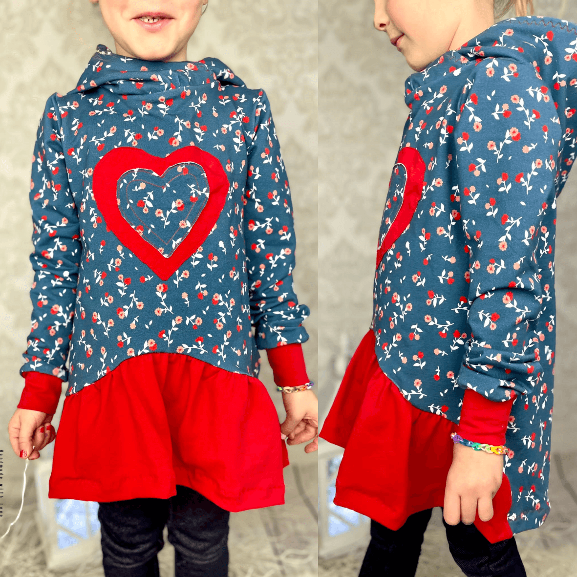 Schnittmuster Pullover/ Kleid Applepie Gr. 80 bis 152 - Sewando
