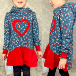 Schnittmuster Pullover/ Kleid Applepie Gr. 80 bis 152 - Sewando
