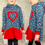 Schnittmuster Pullover/ Kleid Applepie Gr. 80 bis 152 - Sewando