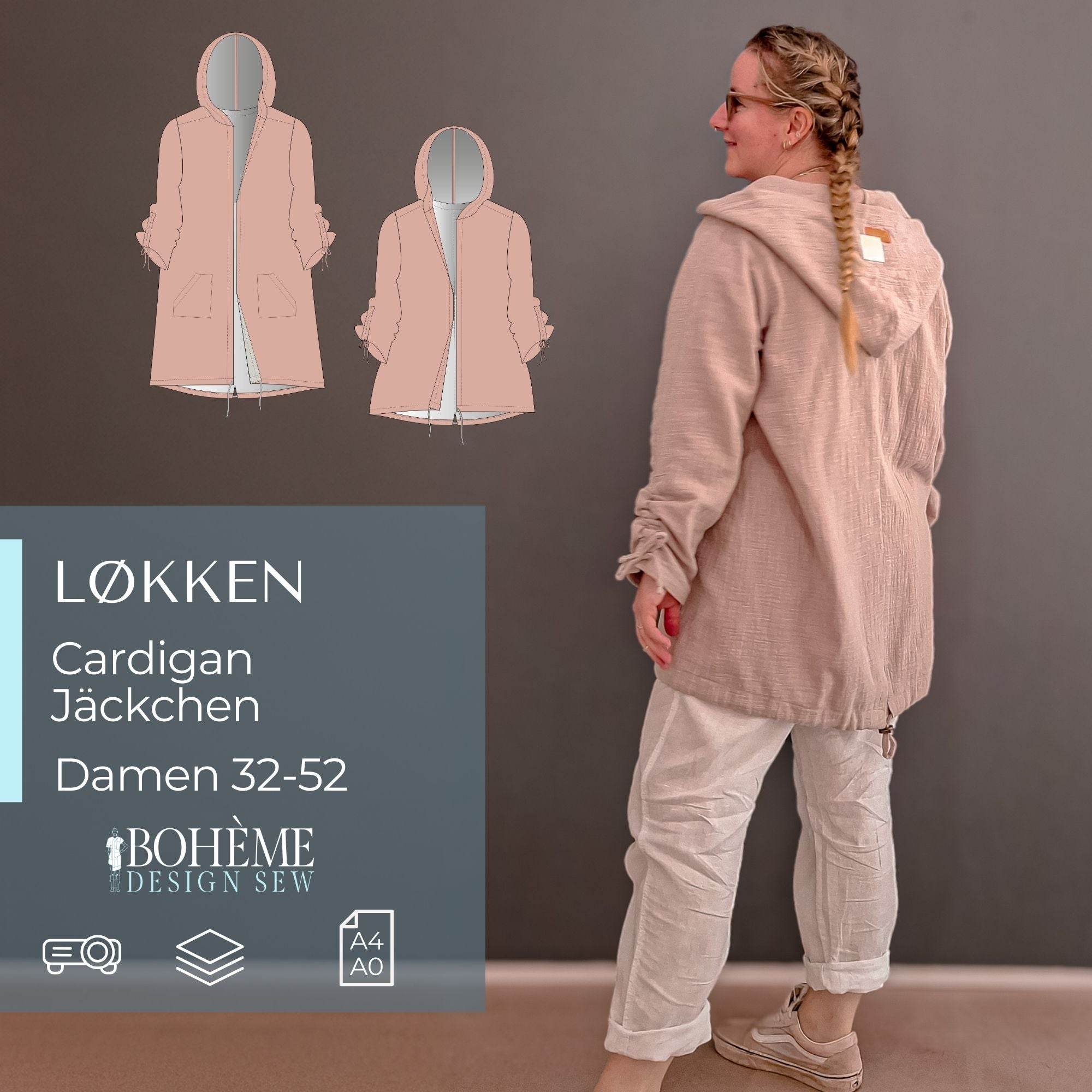 LØKKEN.jäckchen | Damen | 32-52 | Schnitt : - Sewando