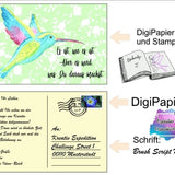 Digiset Kolibri Plotten, Sublimation, Drucken - Sewando