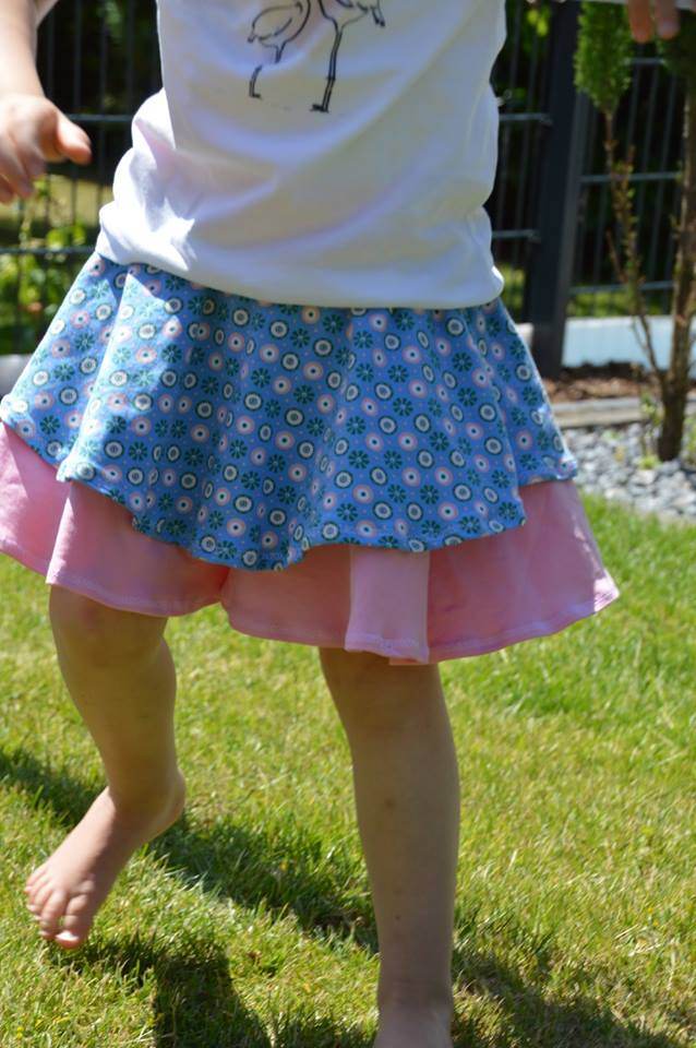 (Hosen)Rock Räuberprinzessin Gr.50-158 Schnittmuster [ DIN A4 & A0 PASSFORMSYSTEM (27,5cm bis 87,5cm BU) - Sewando