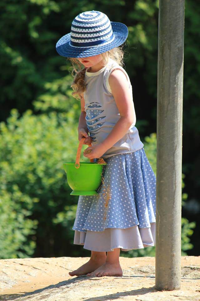 (Hosen)Rock Räuberprinzessin Gr.50-158 Schnittmuster [ DIN A4 & A0 PASSFORMSYSTEM (27,5cm bis 87,5cm BU) - Sewando