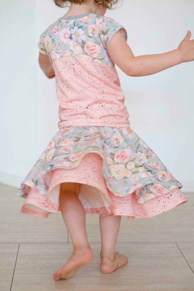 (Hosen)Rock Räuberprinzessin Gr.50-158 Schnittmuster [ DIN A4 & A0 PASSFORMSYSTEM (27,5cm bis 87,5cm BU) - Sewando