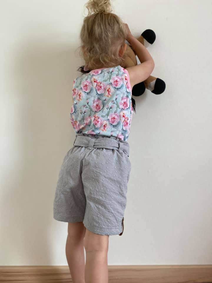 Schnittmuster Emmas Sommershorts Größe 50/56 – 134/140 : - Sewando
