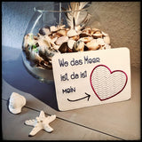 Stickdatei - Mugrug "Wo das MEER ist"