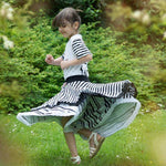 (Hosen)Rock Räuberprinzessin Gr.50-158 Schnittmuster [ DIN A4 & A0 PASSFORMSYSTEM (27,5cm bis 87,5cm BU) - Sewando
