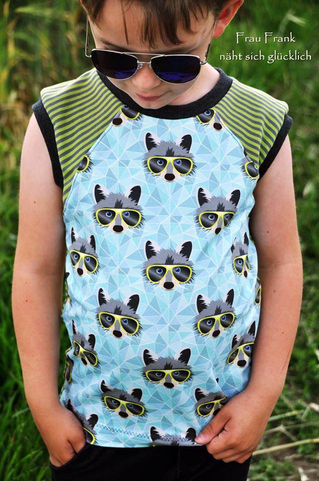 Sommer Outfitset Gr. 74 -104 Bermuda (3 Längen) & wandelbares Top/ Shirt / 2 Schnittmuster - Sewando