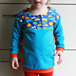 Schnittmuster Kindershirt Sari - Größe 80 - 164 - Sewando