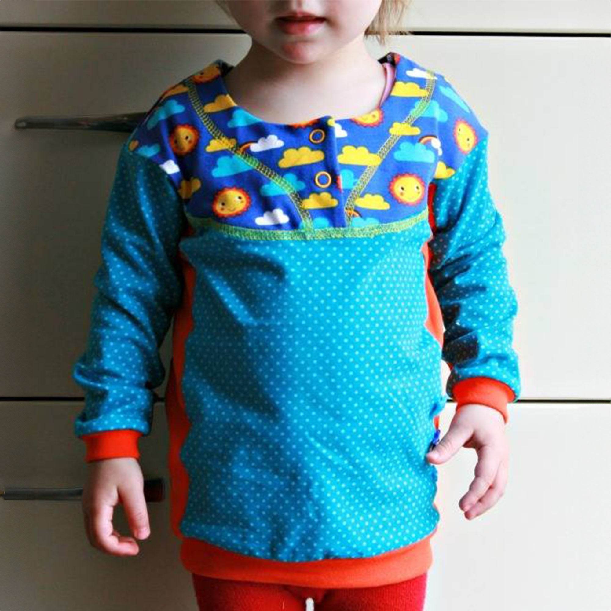 Schnittmuster Kindershirt Sari - Größe 80 - 164 - Sewando