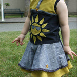 (Hosen)Rock Räuberprinzessin Gr.50-158 Schnittmuster [ DIN A4 & A0 PASSFORMSYSTEM (27,5cm bis 87,5cm BU) - Sewando