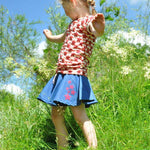 (Hosen)Rock Räuberprinzessin Gr.50-158 Schnittmuster [ DIN A4 & A0 PASSFORMSYSTEM (27,5cm bis 87,5cm BU) - Sewando