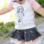 (Hosen)Rock Räuberprinzessin Gr.50-158 Schnittmuster [ DIN A4 & A0 PASSFORMSYSTEM (27,5cm bis 87,5cm BU) - Sewando
