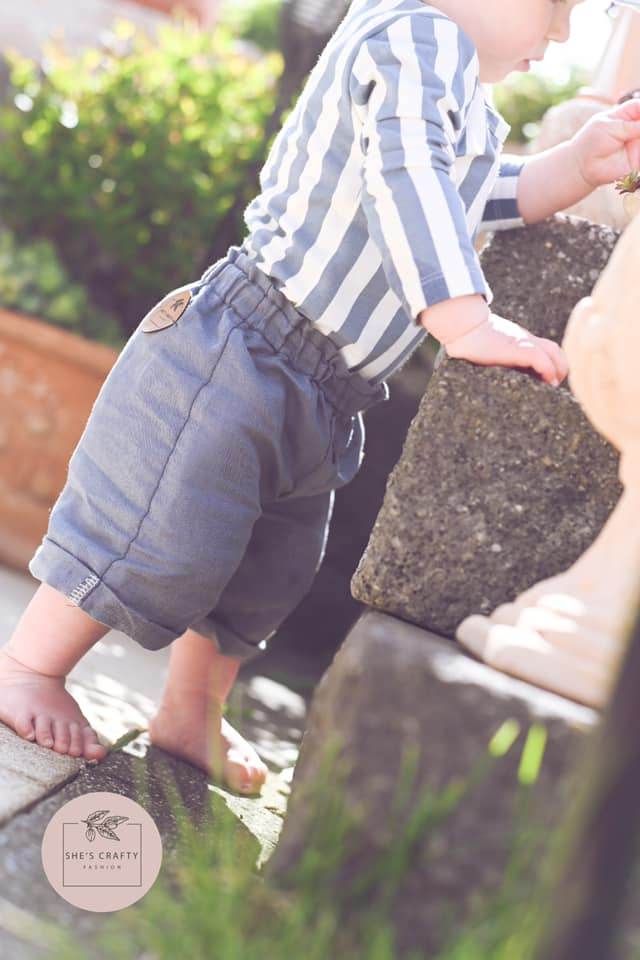 Schnittmuster Emmas Sommershorts Größe 50/56 – 134/140 : - Sewando