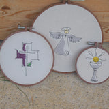 Stickdatei - Single Line "Christliche Symbole"