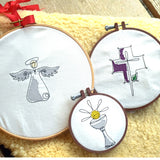 Stickdatei - Single Line "Christliche Symbole"