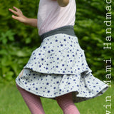 Schnittmuster Sattelrock Summerbreezy Gr. 74 bis 152 Freebie