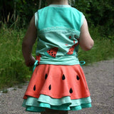(Hosen)Rock Räuberprinzessin Gr.50-158 Schnittmuster [ DIN A4 & A0 PASSFORMSYSTEM (27,5cm bis 87,5cm BU) - Sewando