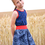 (Hosen)Rock Räuberprinzessin Gr.50-158 Schnittmuster [ DIN A4 & A0 PASSFORMSYSTEM (27,5cm bis 87,5cm BU) - Sewando
