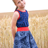 (Hosen)Rock Räuberprinzessin Gr.50-158 Schnittmuster [ DIN A4 & A0 PASSFORMSYSTEM (27,5cm bis 87,5cm BU) - Sewando