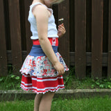 Schnittmuster Sattelrock Summerbreezy Gr. 74 bis 152 Freebie