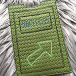 Stickdatei - SCRIBBLE Impfpass - Hüllen (6 Motive) - Sewando