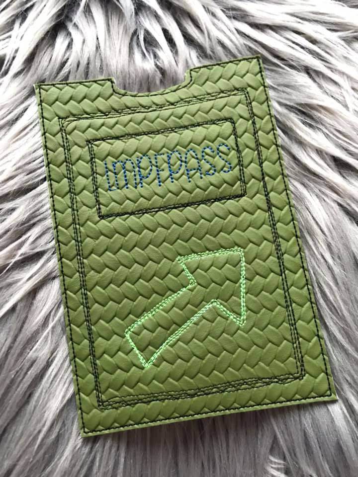 Stickdatei - SCRIBBLE Impfpass - Hüllen (6 Motive) - Sewando