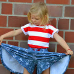 (Hosen)Rock Räuberprinzessin Gr.50-158 Schnittmuster [ DIN A4 & A0 PASSFORMSYSTEM (27,5cm bis 87,5cm BU) - Sewando