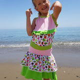 Schnittmuster Sattelrock Summerbreezy Gr. 74 bis 152 Freebie