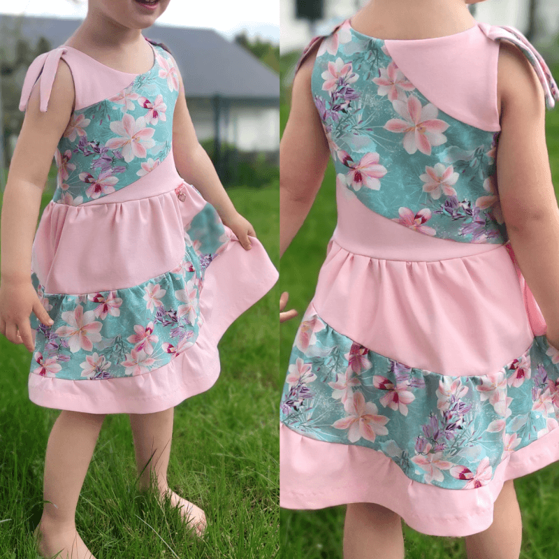 Schnittmuster Kleid Alilly Gr. 80 bis 152 - Sewando