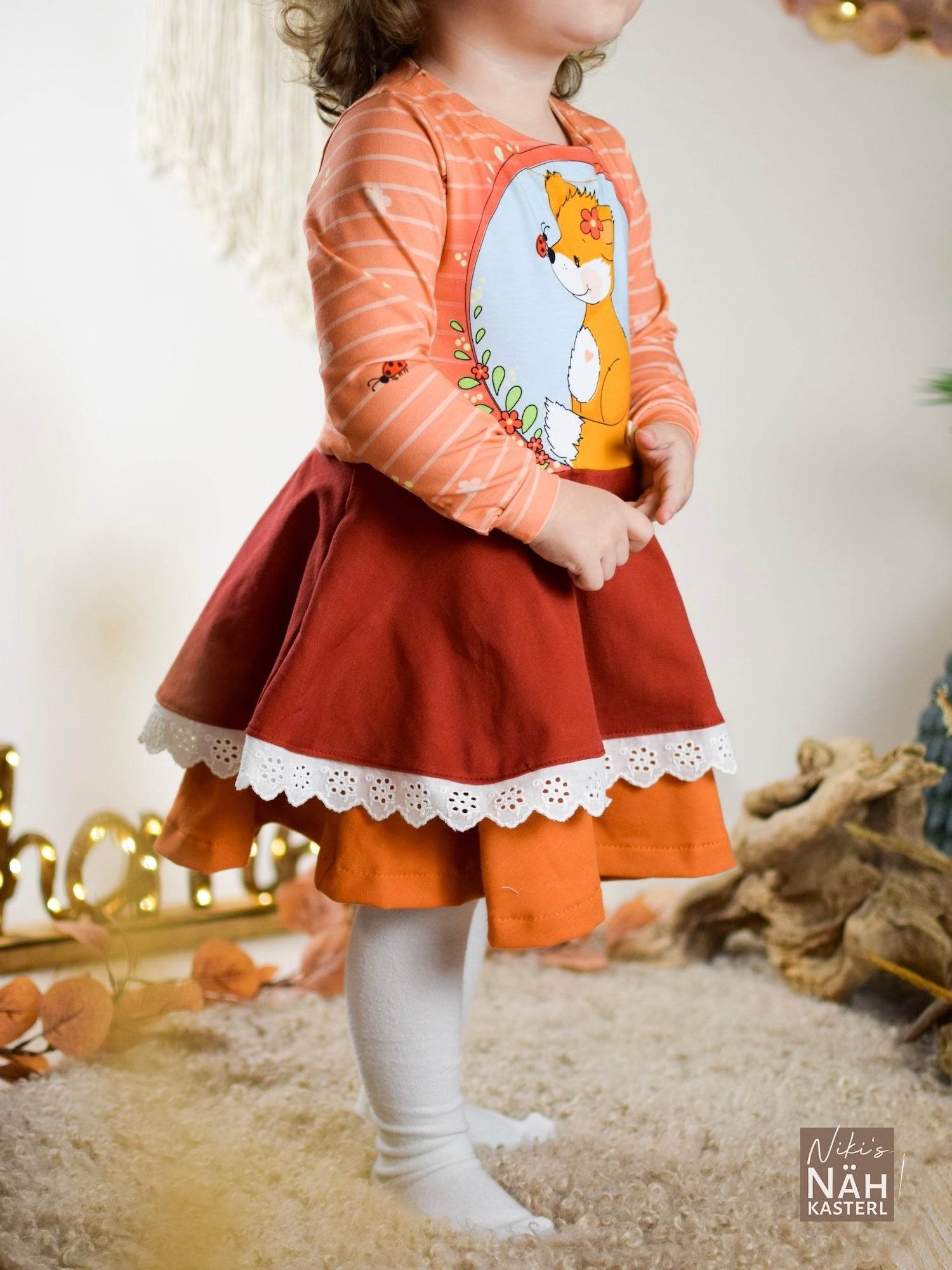 Schnittmuster Emmas Winterkleid Gr. 74-146 - Sewando