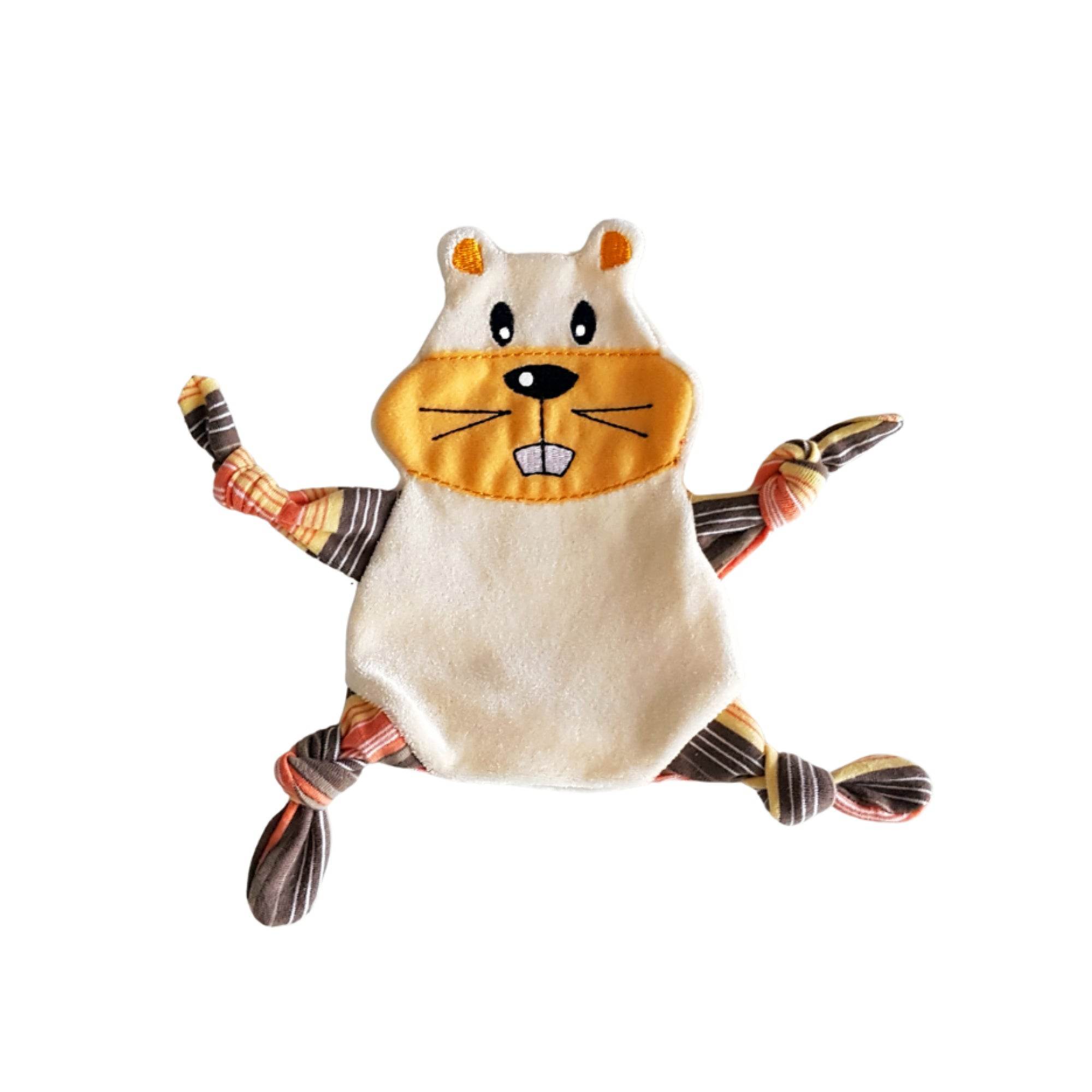Stickdatei Hamster Kuscheltuch ITH für den Rahmen 13 cm x 18 cm, Schmusetuch, Kuscheltier, Schnuffeltuch, - Sewando