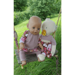 Sommerliche Puppenkleidung nähen – für 43 cm Babypuppen - Sewando