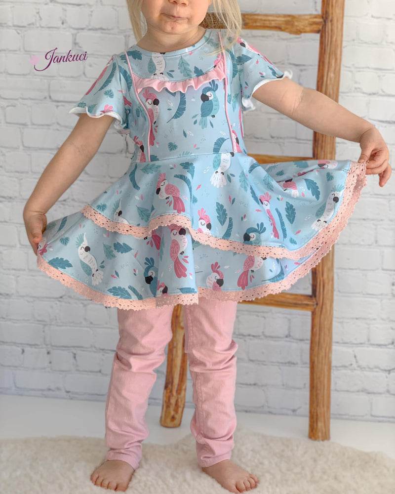 Schnittmuster Kleid AppleJuicy Gr. 80 bis 152 - Sewando