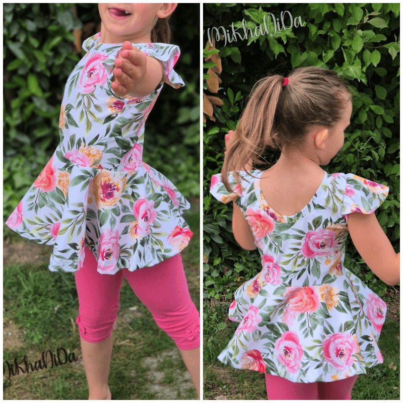 Schnittmuster Baylee Gr. 80 bis 152 - Sewando