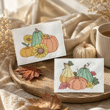 Stickdatei Herbst Mug Rug Kürbis und Sonnenblumen Set 26138b